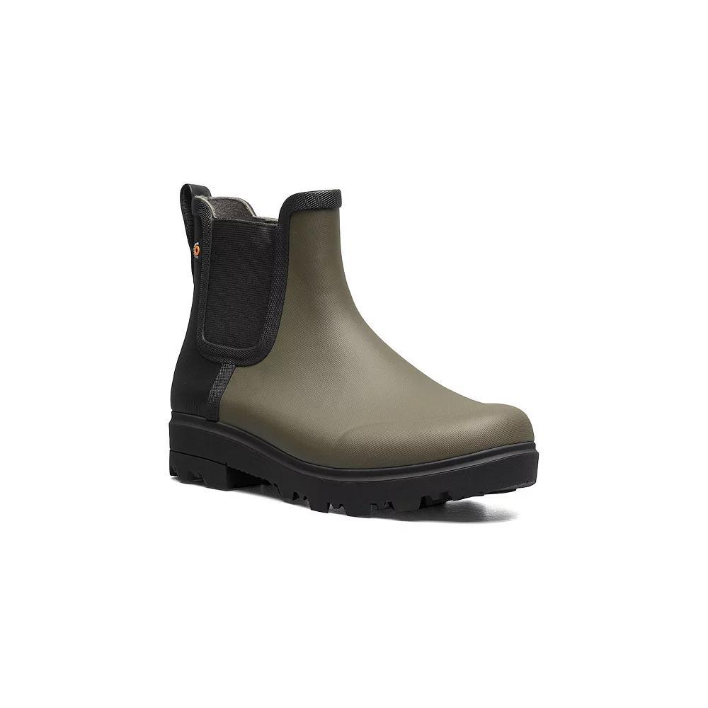 Bogs Holly Womens Chelsea Rain Boots Green Product Image