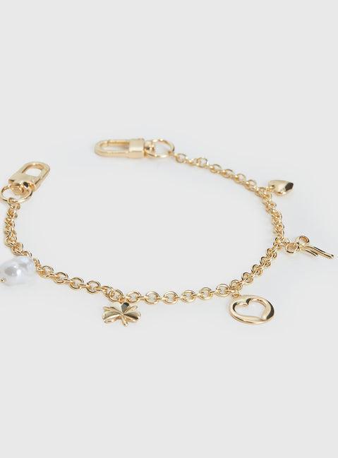 Lucky Charm Bag Charm Gold Product Image