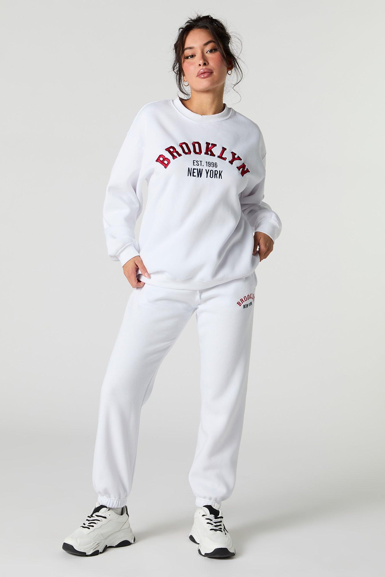Destination Embroidered Fleece Jogger Female Product Image