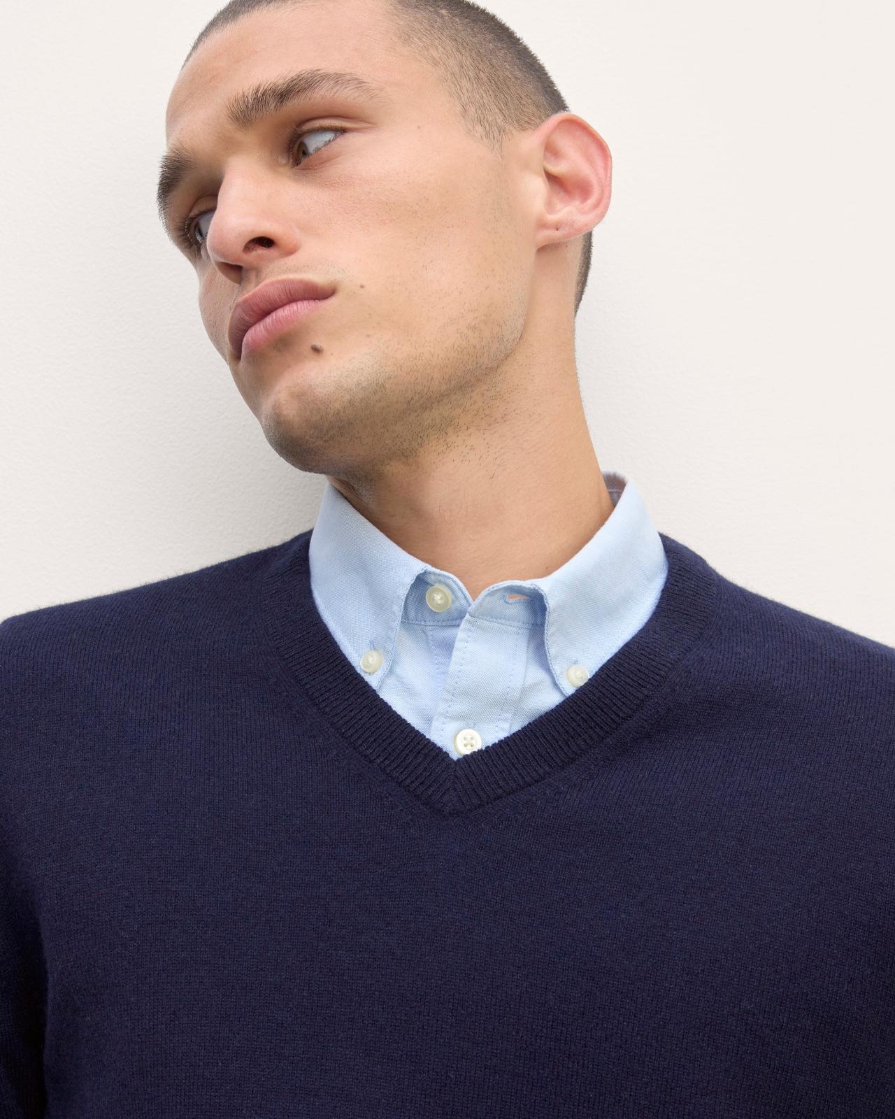 The Cashmere V-Neck Sweater Product Image