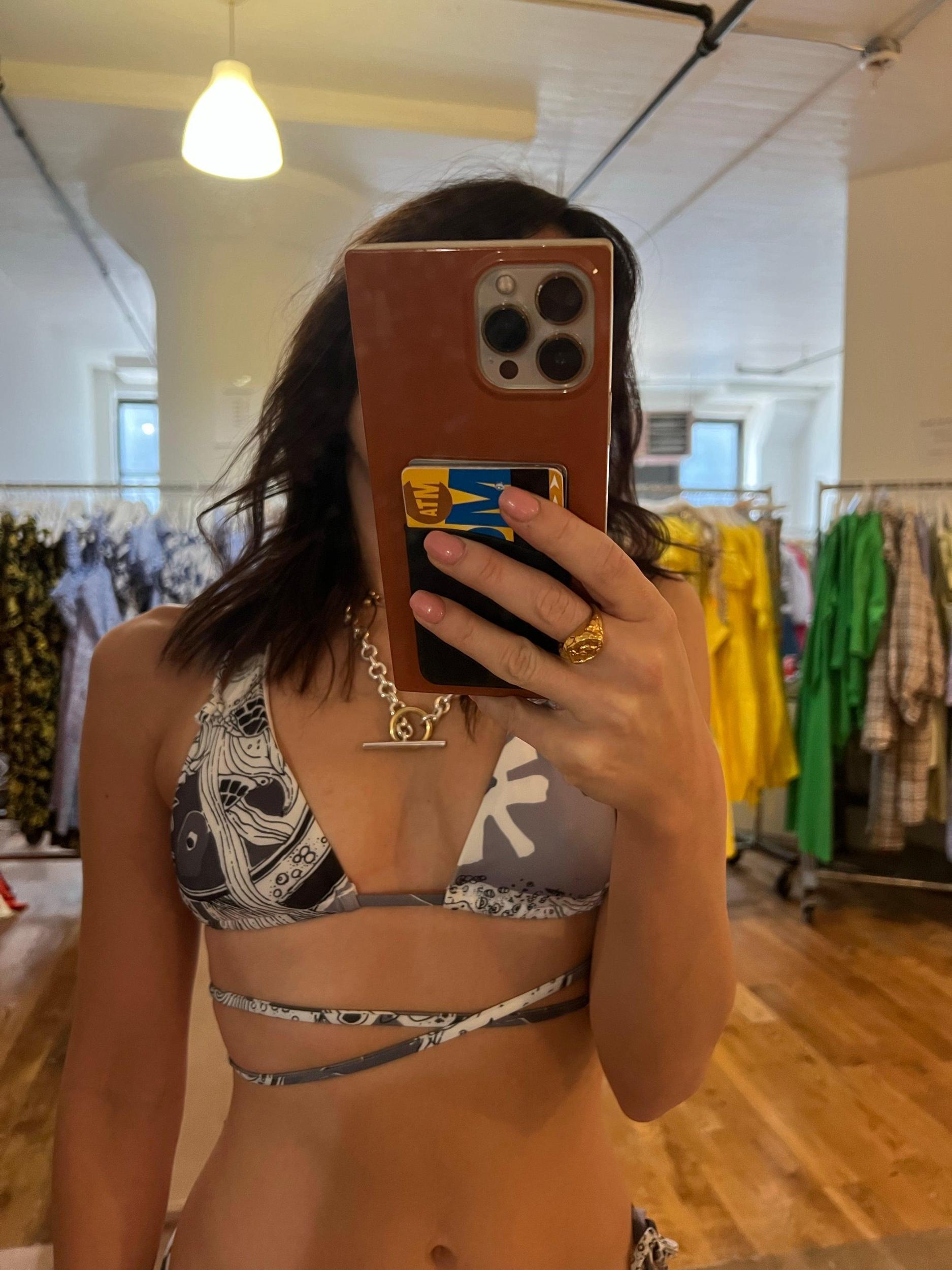 String Bikini Top - Graphic Parade Product Image