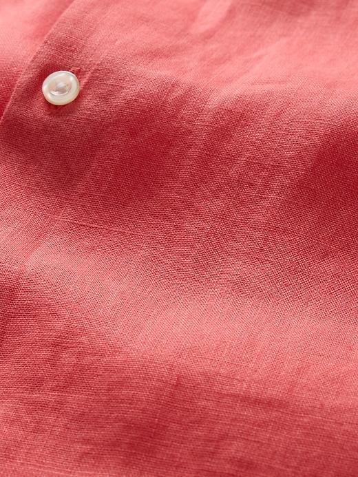 100% Linen Classic Shirt Product Image