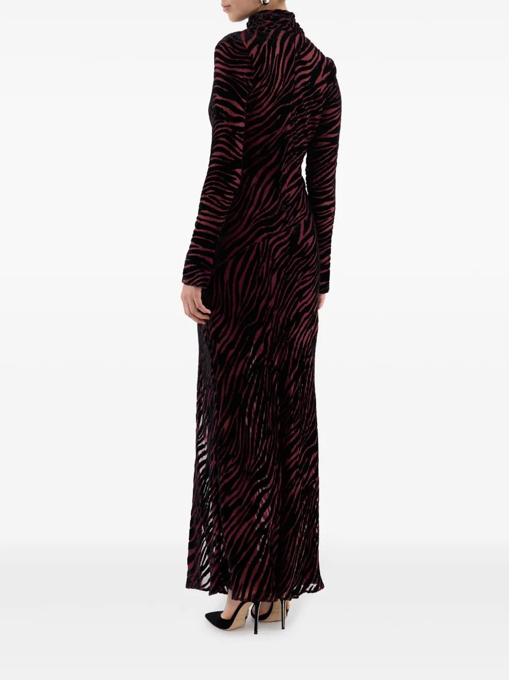 Irina semi-sheer side-slit gown Product Image
