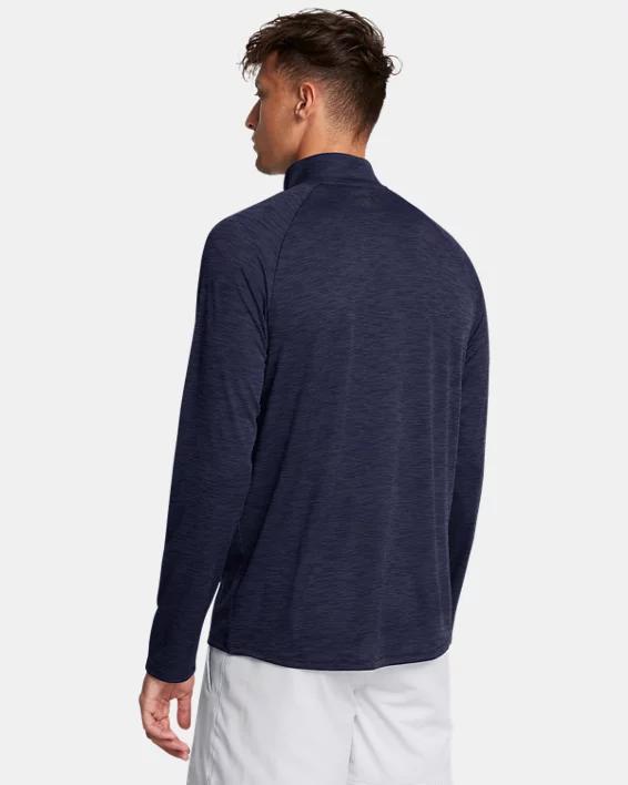Men's Under Armour Tech 2.0 Half-Zip Top, Size: XXL, Black Navy Product Image