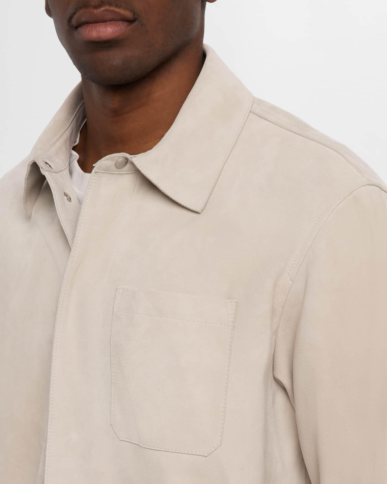 Men's Suede Overshirt Product Image