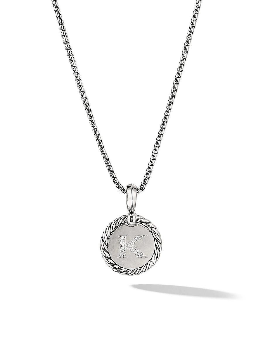 David Yurman Sterling Silver Cable Collectibles Initial Charm Product Image