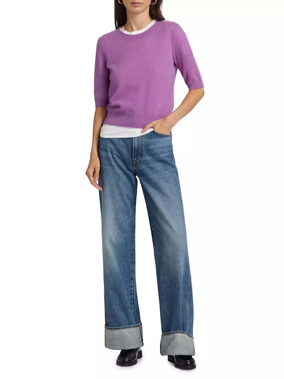 Taylor High-Rise Wide-Leg Jeans Product Image