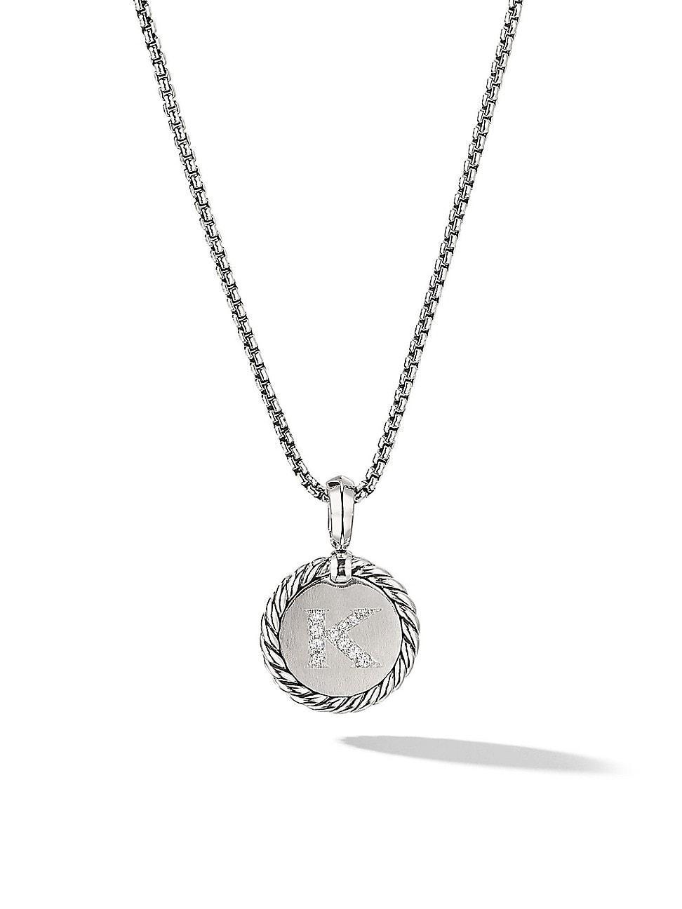 David Yurman Sterling Silver Cable Collectibles Initial Charm Product Image