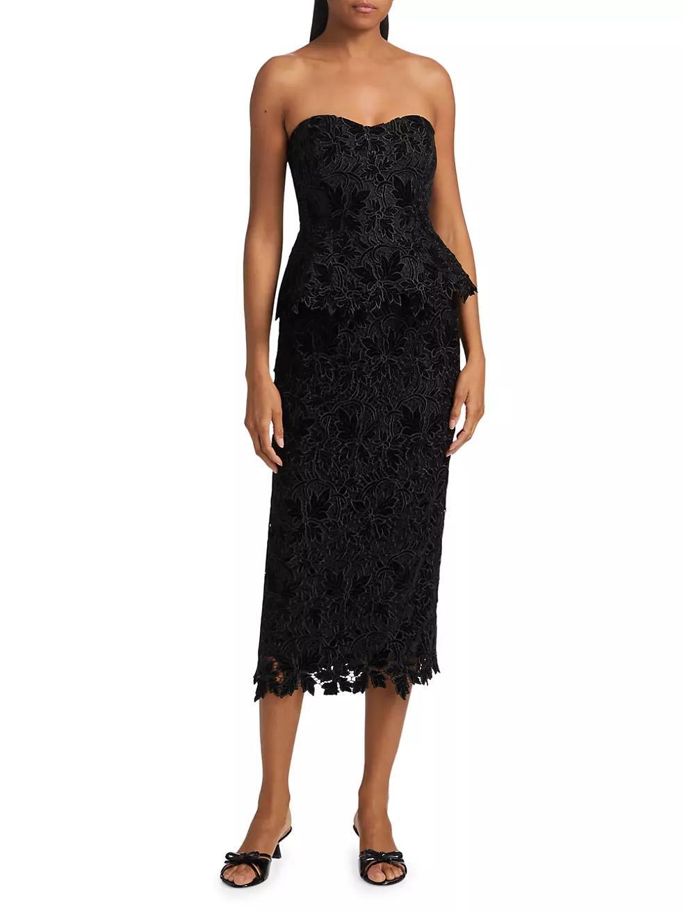 Sienna Floral Lace Midi-Skirt Product Image