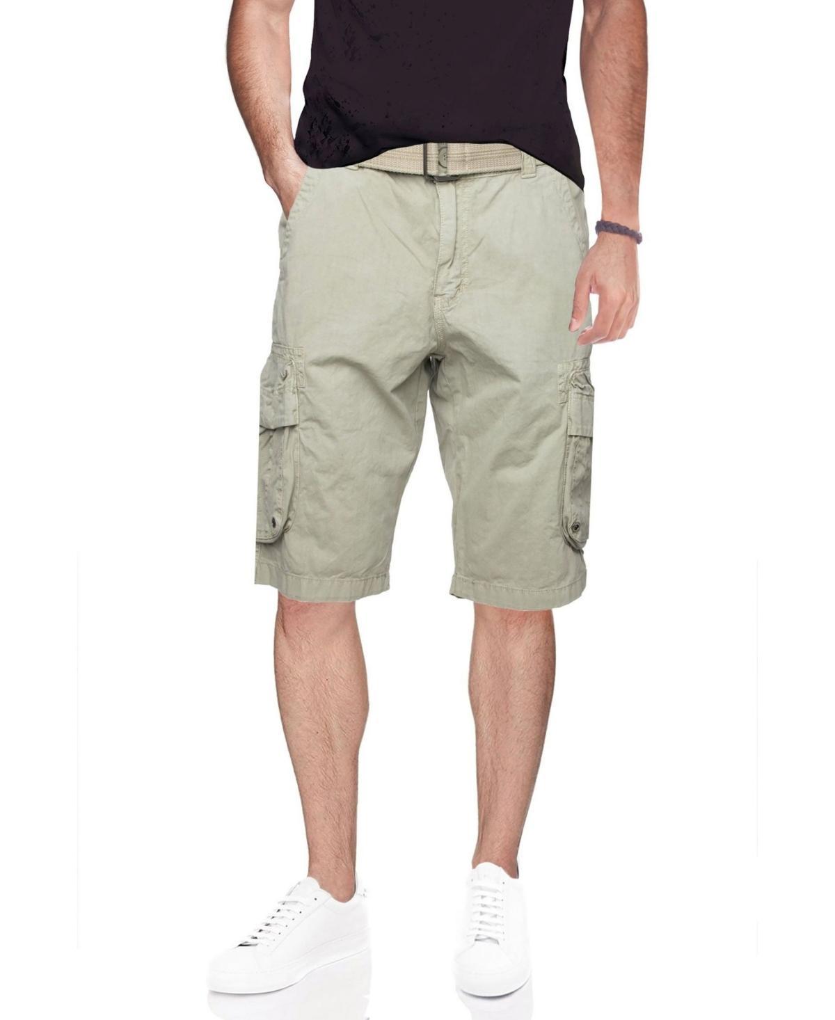 Men's RAW X by Xray Regular-Fit Belted Cargo Shorts, Size: 30, Green Product Image