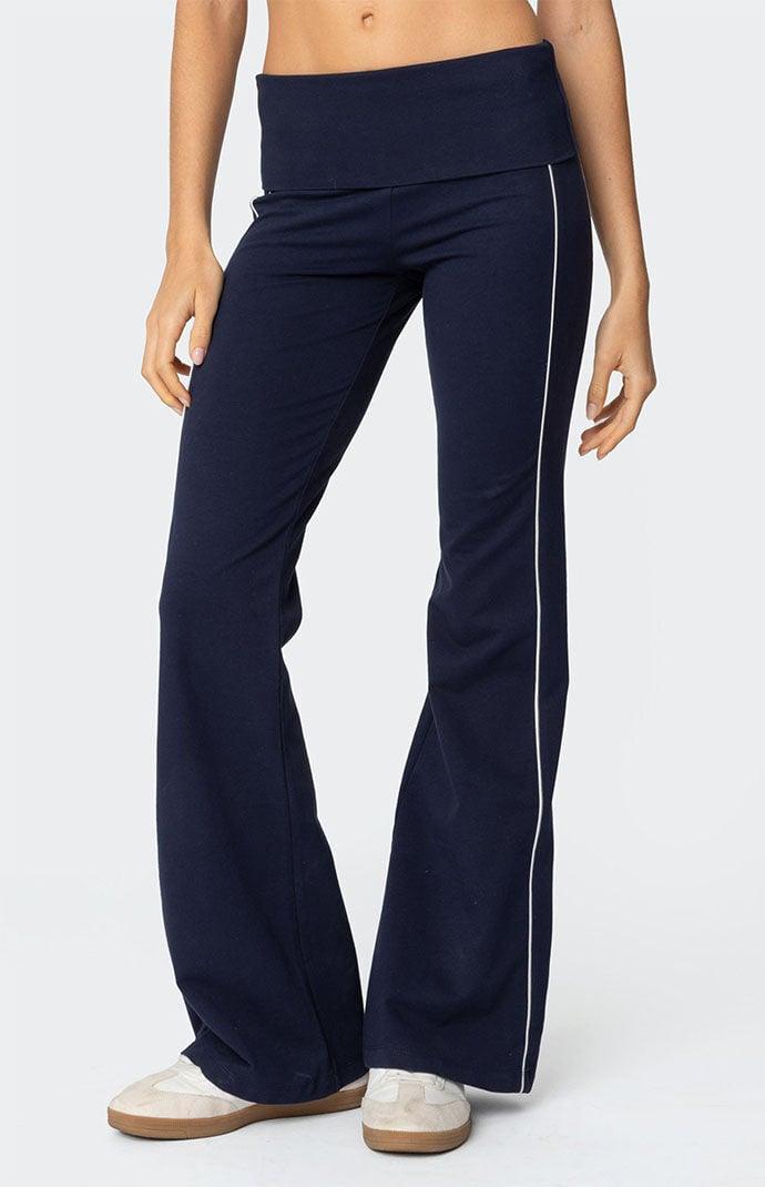 Edikted Women's Livie Fold Over Flared Leggings Product Image