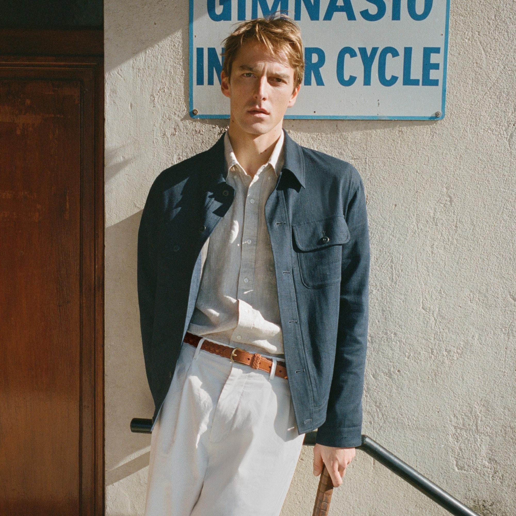 Campus jacket in viscose blend Product Image