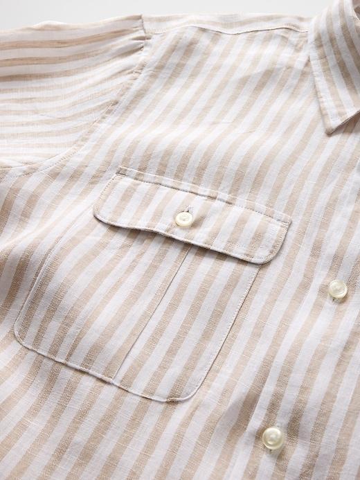 100% Linen Classic Shirt Product Image