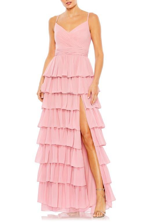 Womens Ieena Tiered Ruffle A-line Gown Product Image