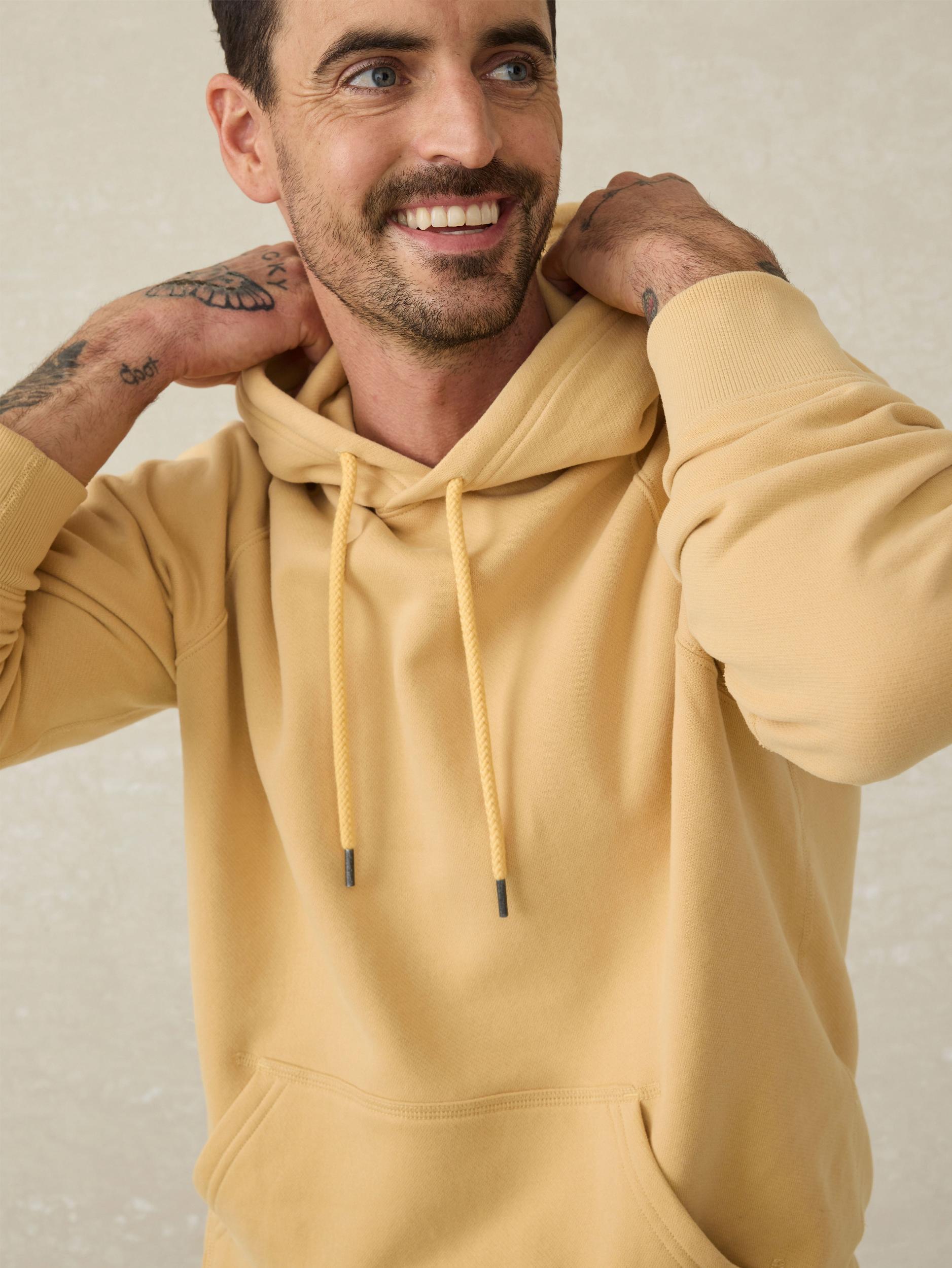 High Standard Fleece Hoodie - Sun Yellow Product Image