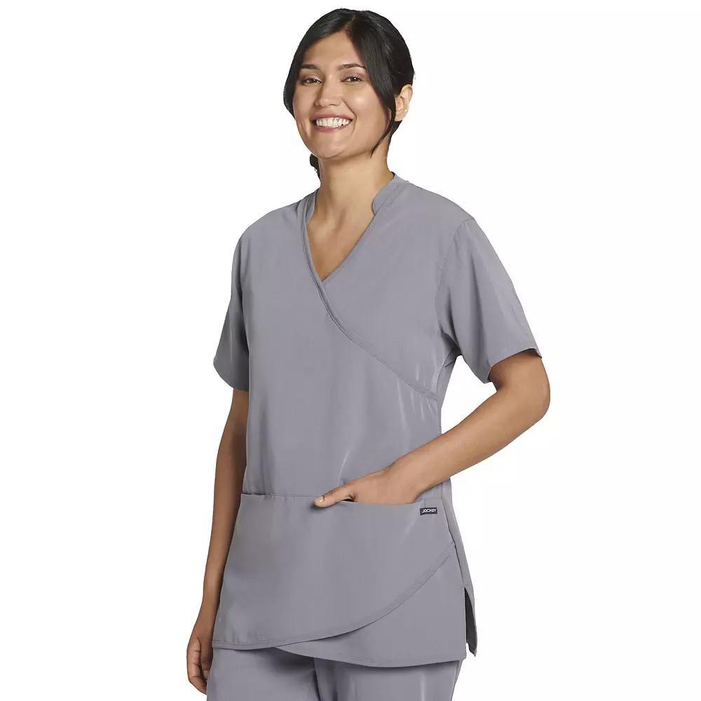 Women's Jockey Scrubs Petal Wrap Top 2482, Size: XX Small, New Blue Product Image