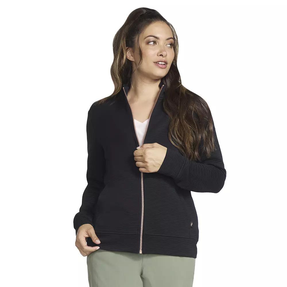 Women's Skechers® GOWALK™ Everywhere Zip-Up Jacket, Size: XL, Blue Iris Product Image