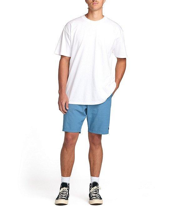 Billabong Crossfire Submersible Striped Slub Oxford 19#double; Outseam Hybrid Shorts Product Image