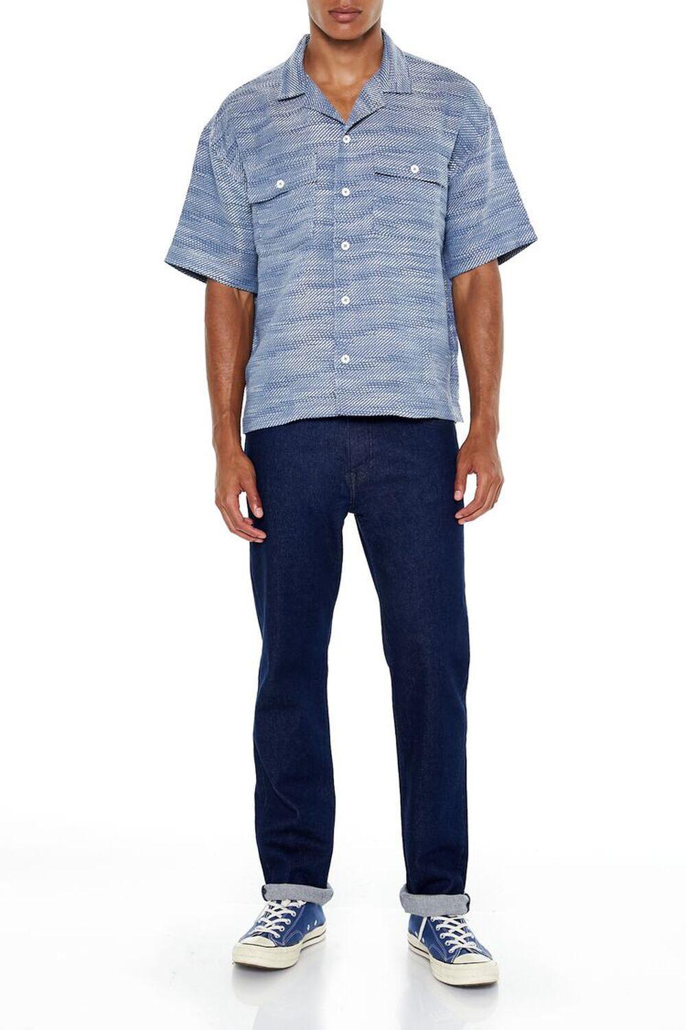 Textured Cuban Collar Shirt | Forever 21 Product Image