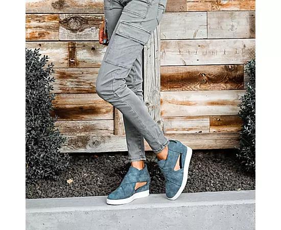 Journee Collection Womens Seena Wedge Sneaker Product Image