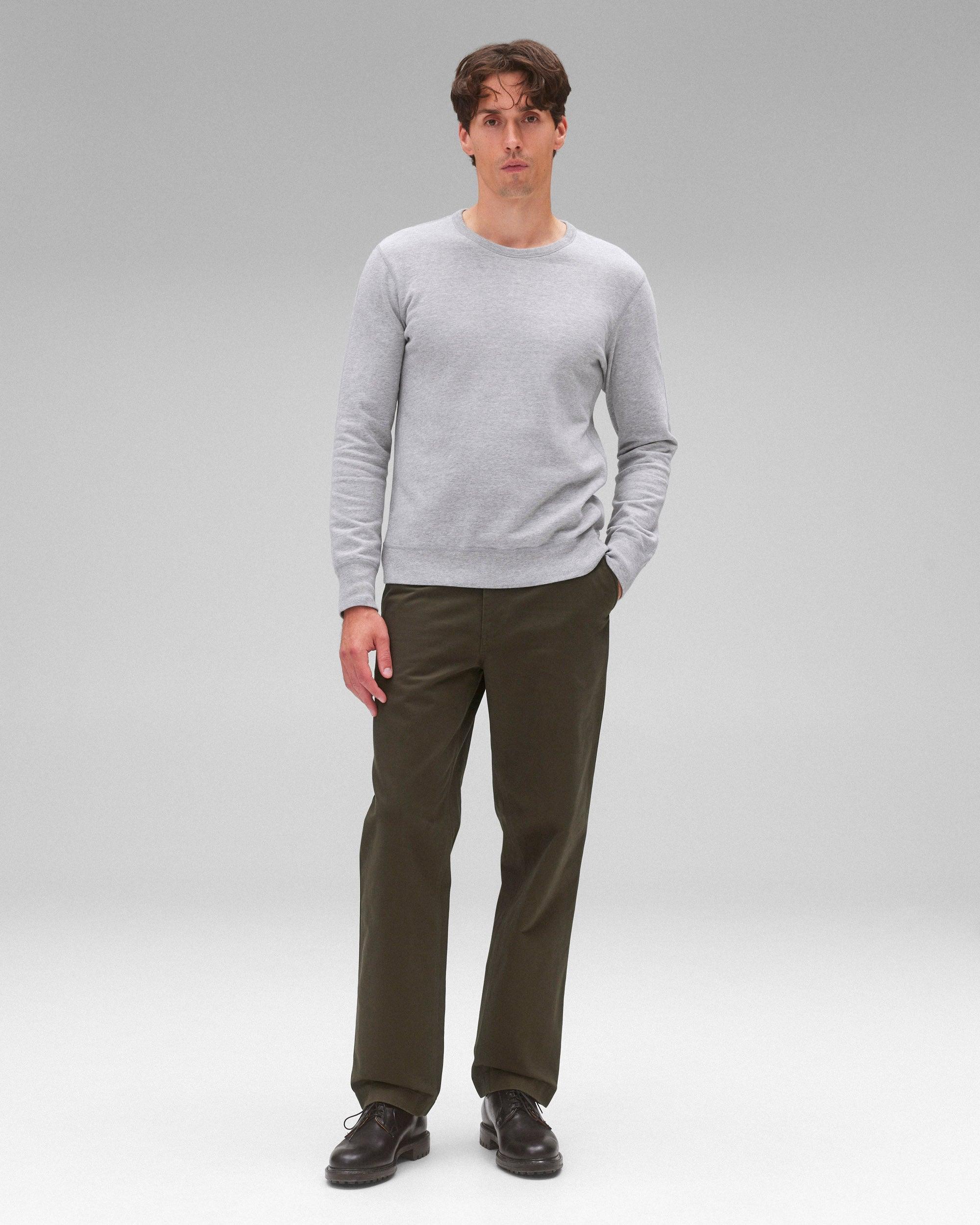 Lightweight Terry Slim Crewneck Male Product Image