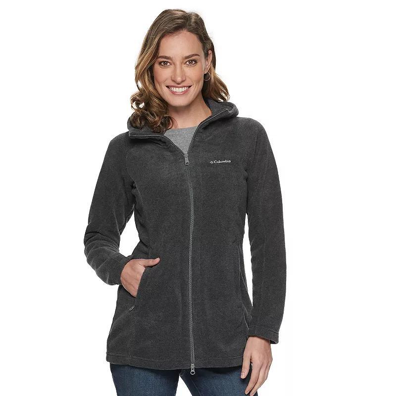 Women's Columbia Benton Springs Fleece Hooded Jacket, Size: Medium, Black Product Image