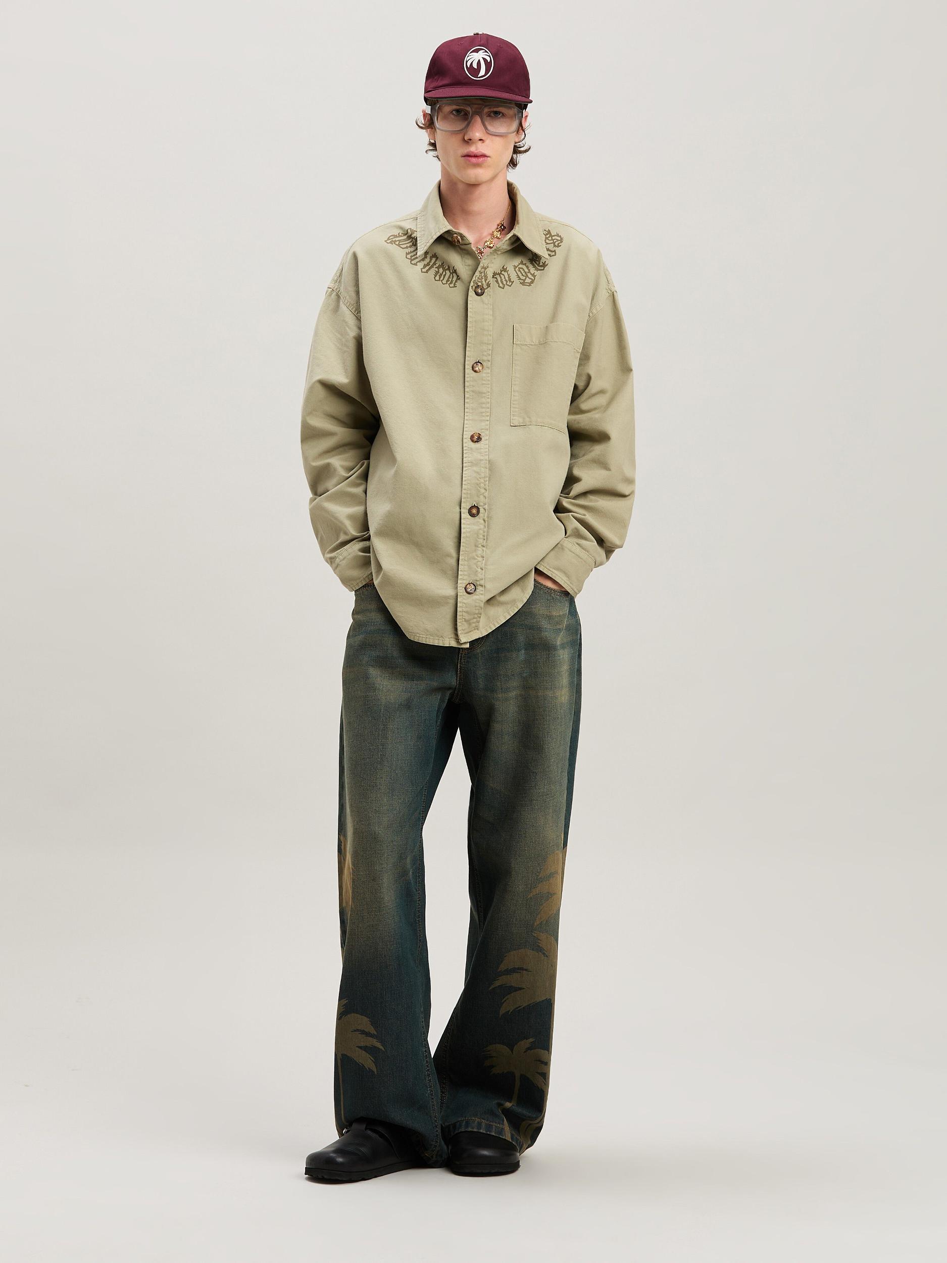 CAMEL FLAME LOGO OVERSHIRT Product Image