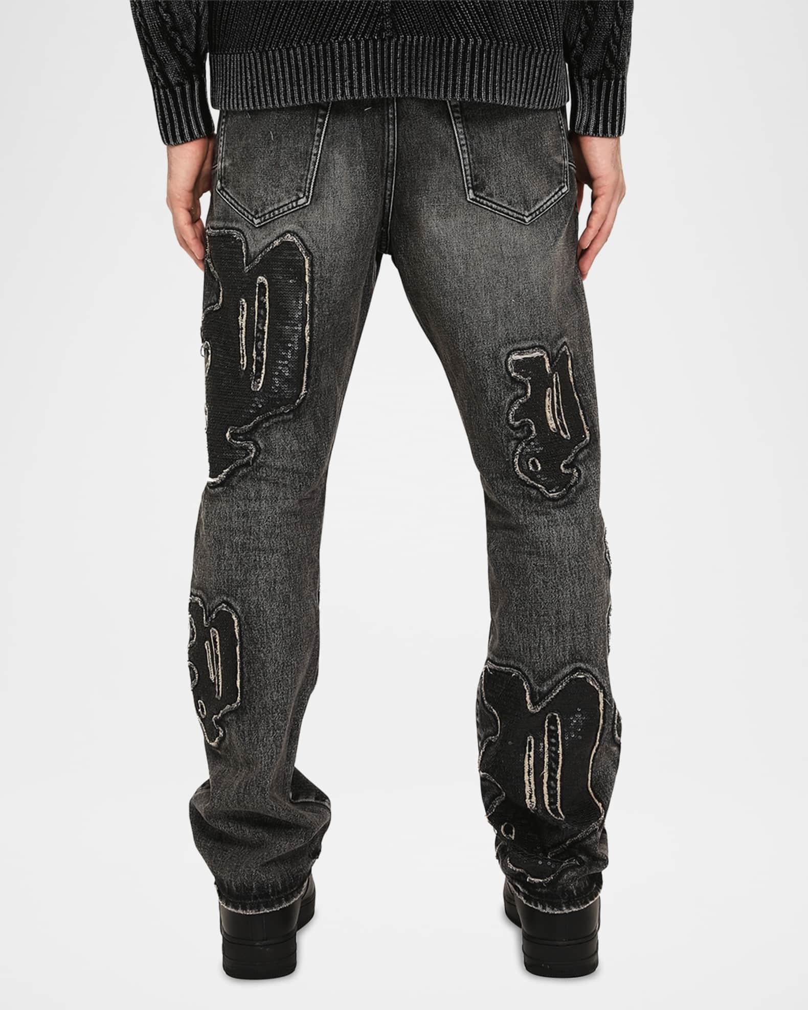 Men's Monceau Sequin Logo Jeans Product Image