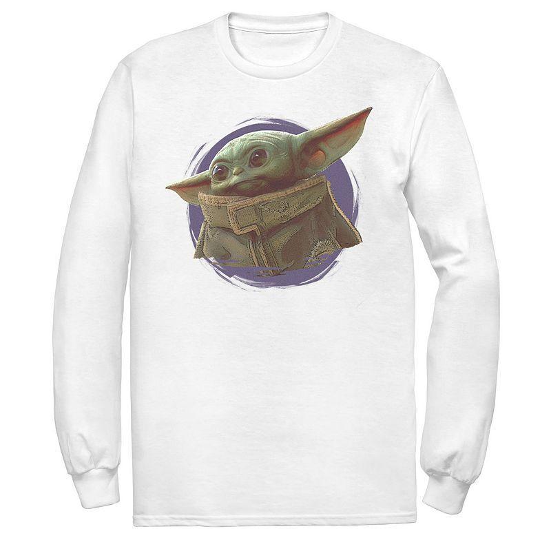 Men's Star Wars The Mandalorian The Child Crewneck Tee, Size: Small, Black Product Image