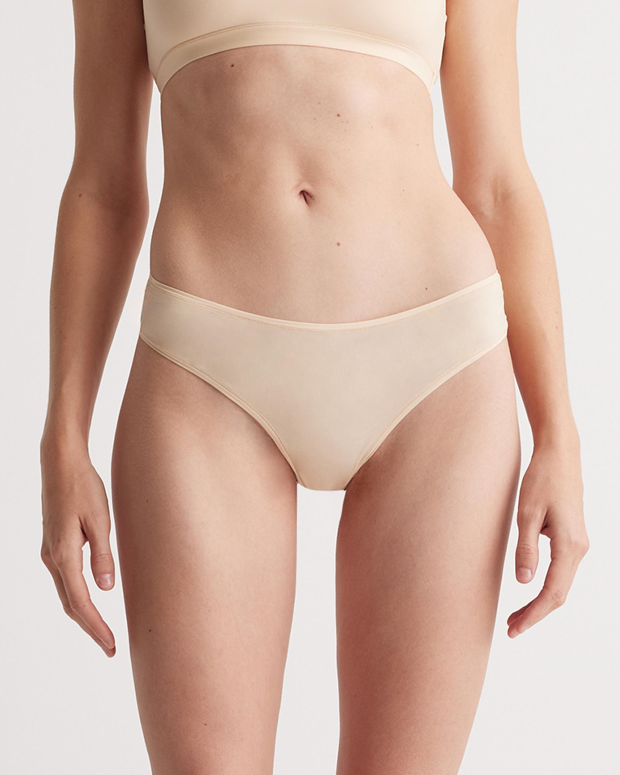 Quince | Women's Second Skin Thong Nylon/Spandex Product Image