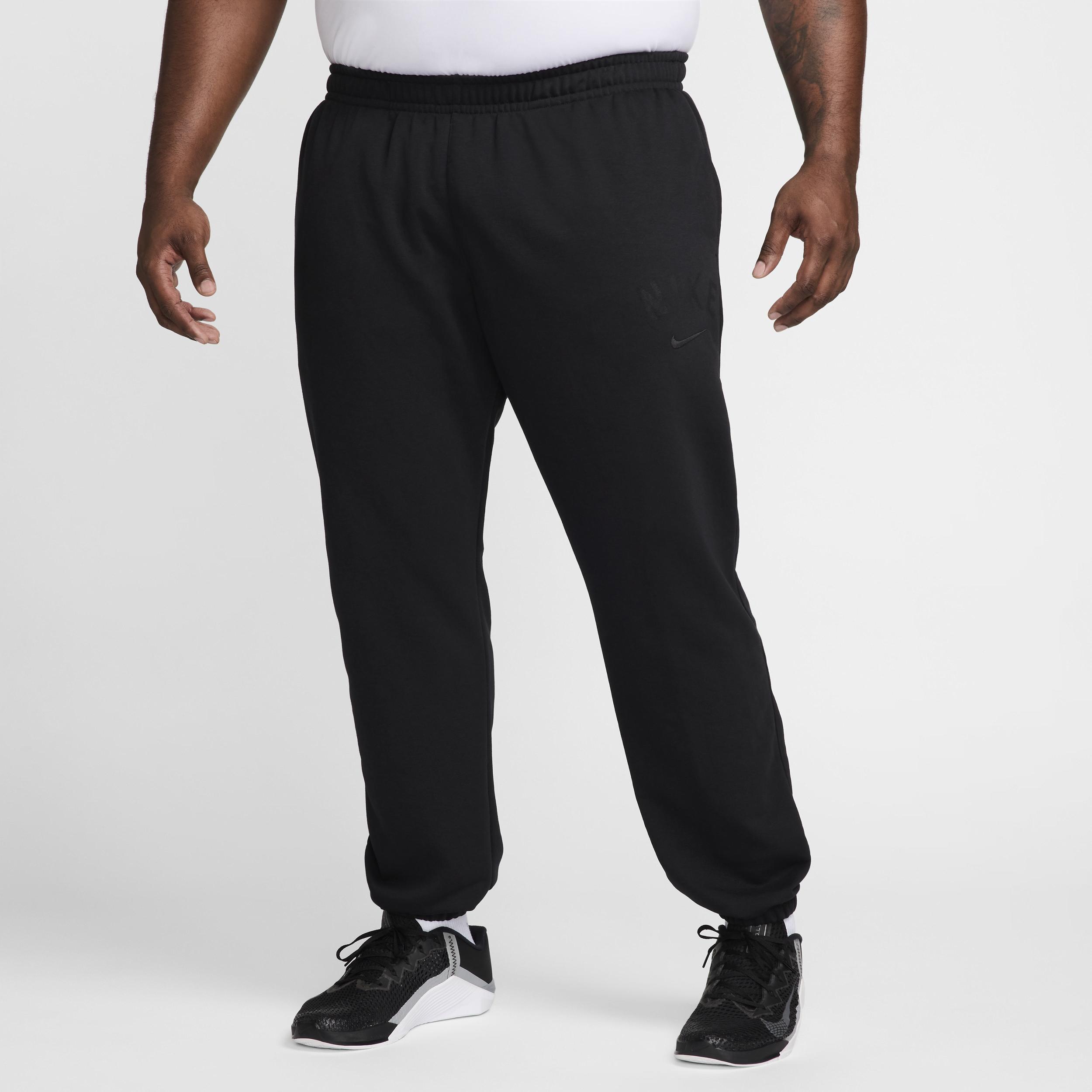 Nike Mens Swoosh Dri-FIT Fleece Fitness Jogger Pants Product Image