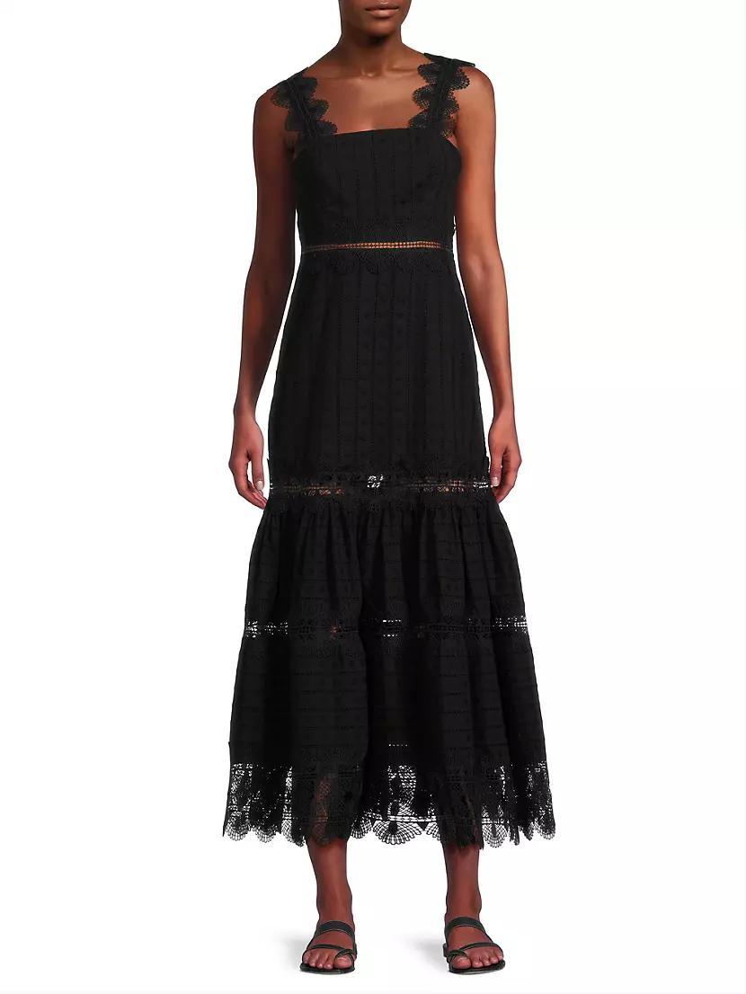 Core Ibiza Cotton Tiered Maxi Dress Product Image