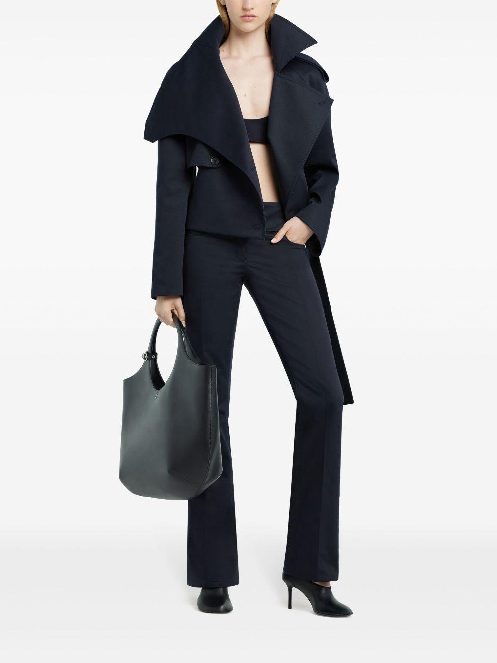 Oblique trench coat Product Image