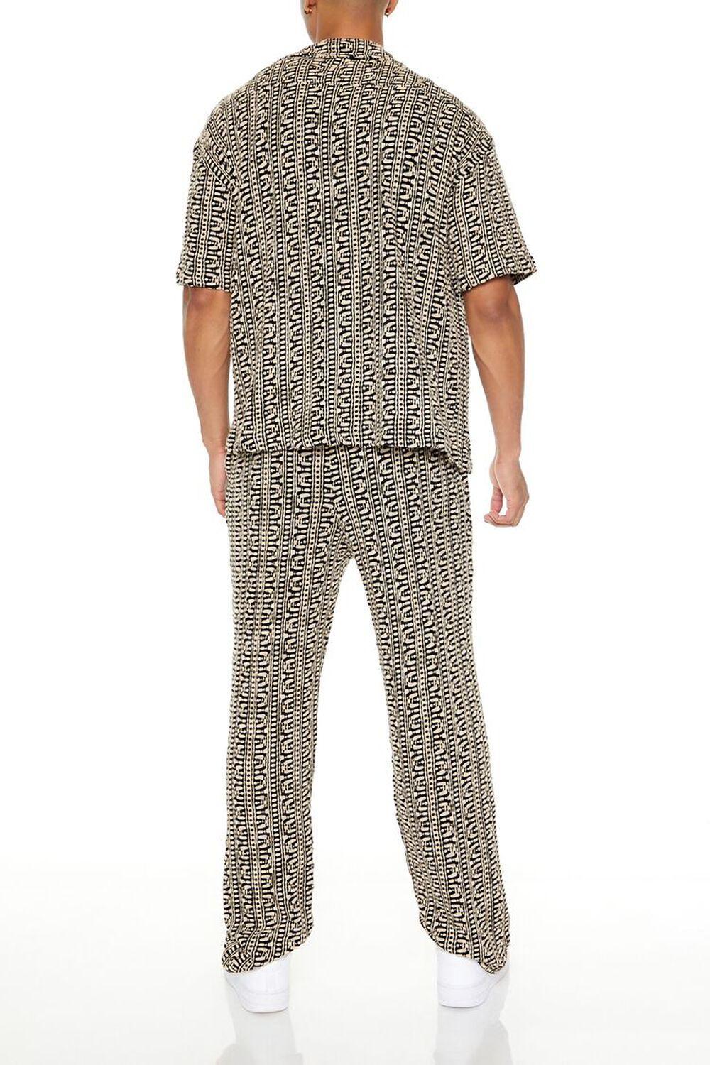 Slim-Fit Geo Print Drawstring Pants | Forever 21 Product Image
