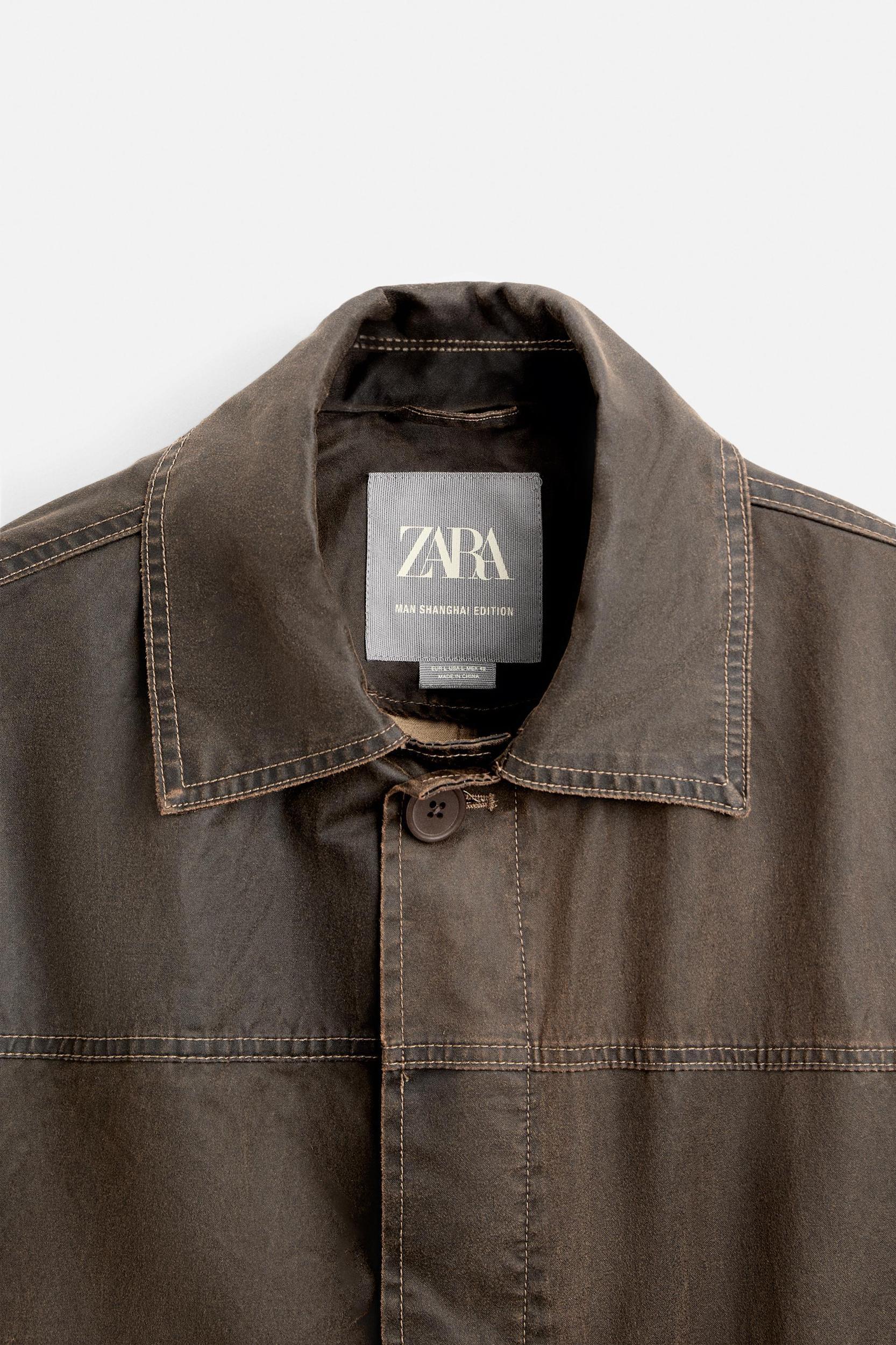 WAXED FINISH WASHED COAT Product Image