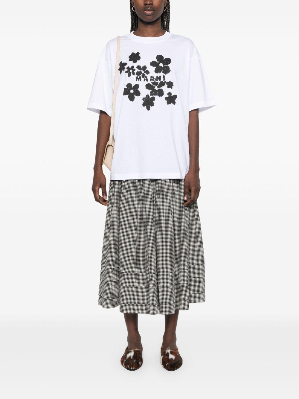 floral-print T-shirt Product Image