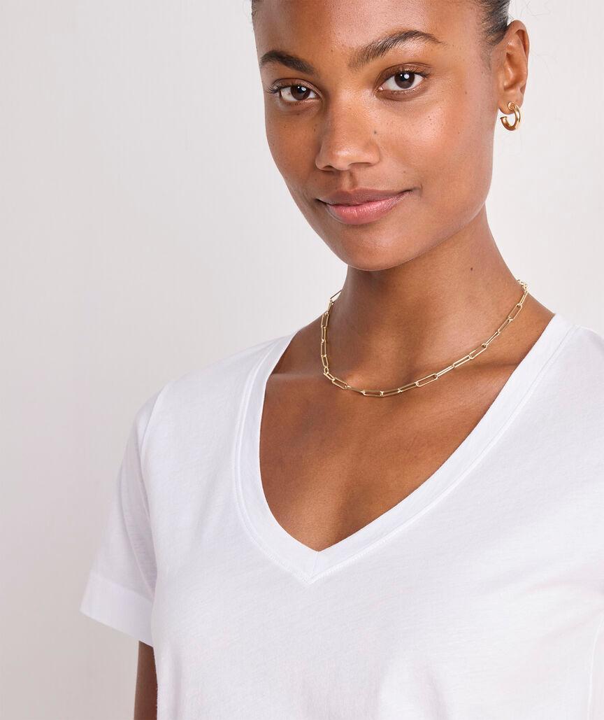 Clean Jersey V-Neck Tee Product Image