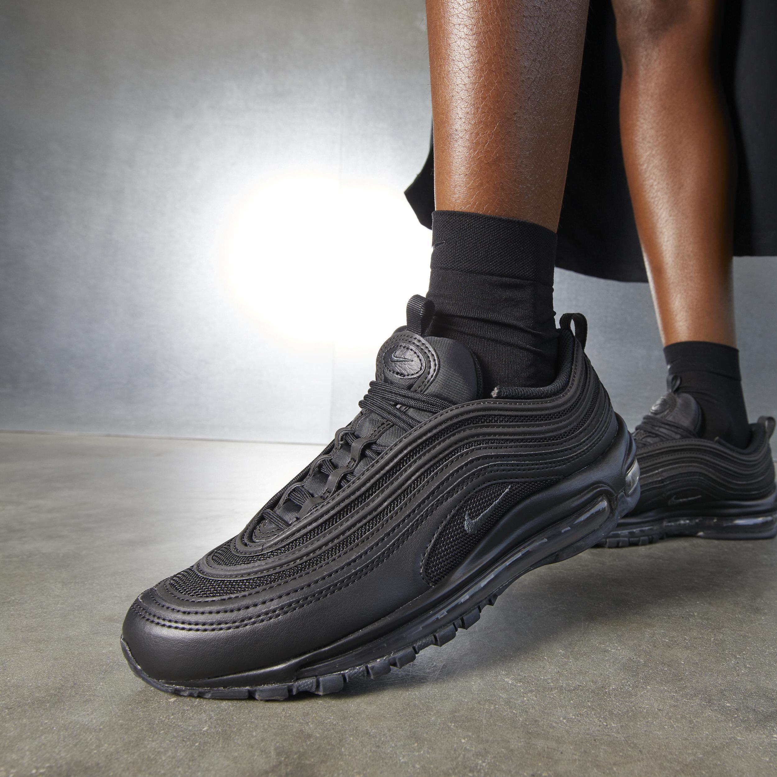 Nike Womens Air Max 97 - Shoes Black/Grey Product Image