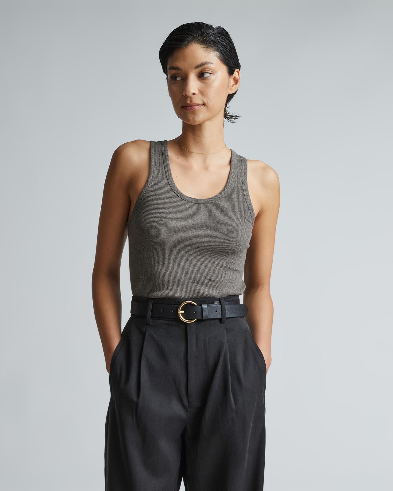 The Luxe Rib Tank Product Image