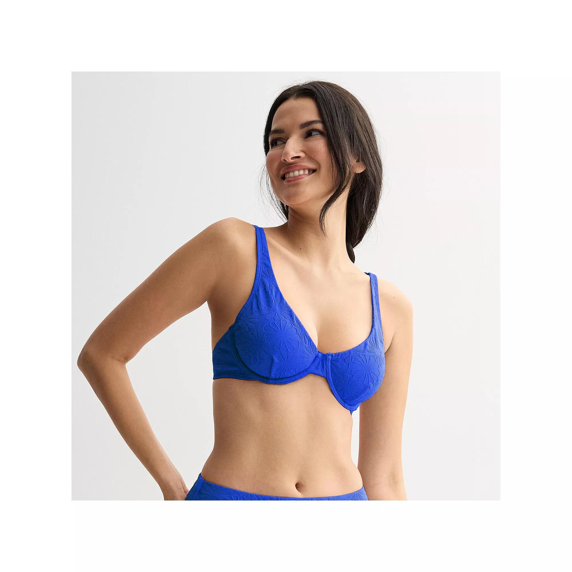 Women's Freshwater Santorini Underwire Bra Swim Top, Size: XXL, Santorini Red Product Image
