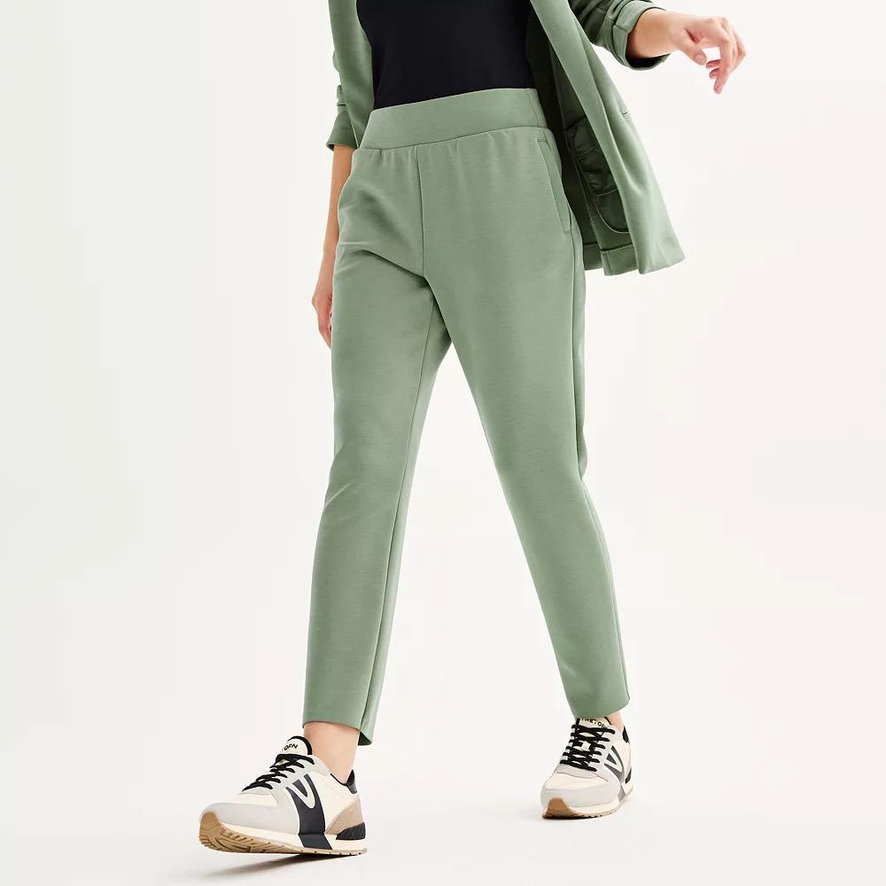 Women's FLX High-Rise Solace Tapered Pants, Size: Small Long, Rustic Fern Product Image