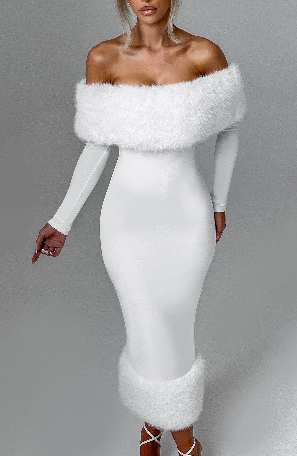 Vittoria Midi Dress - Ivory Product Image