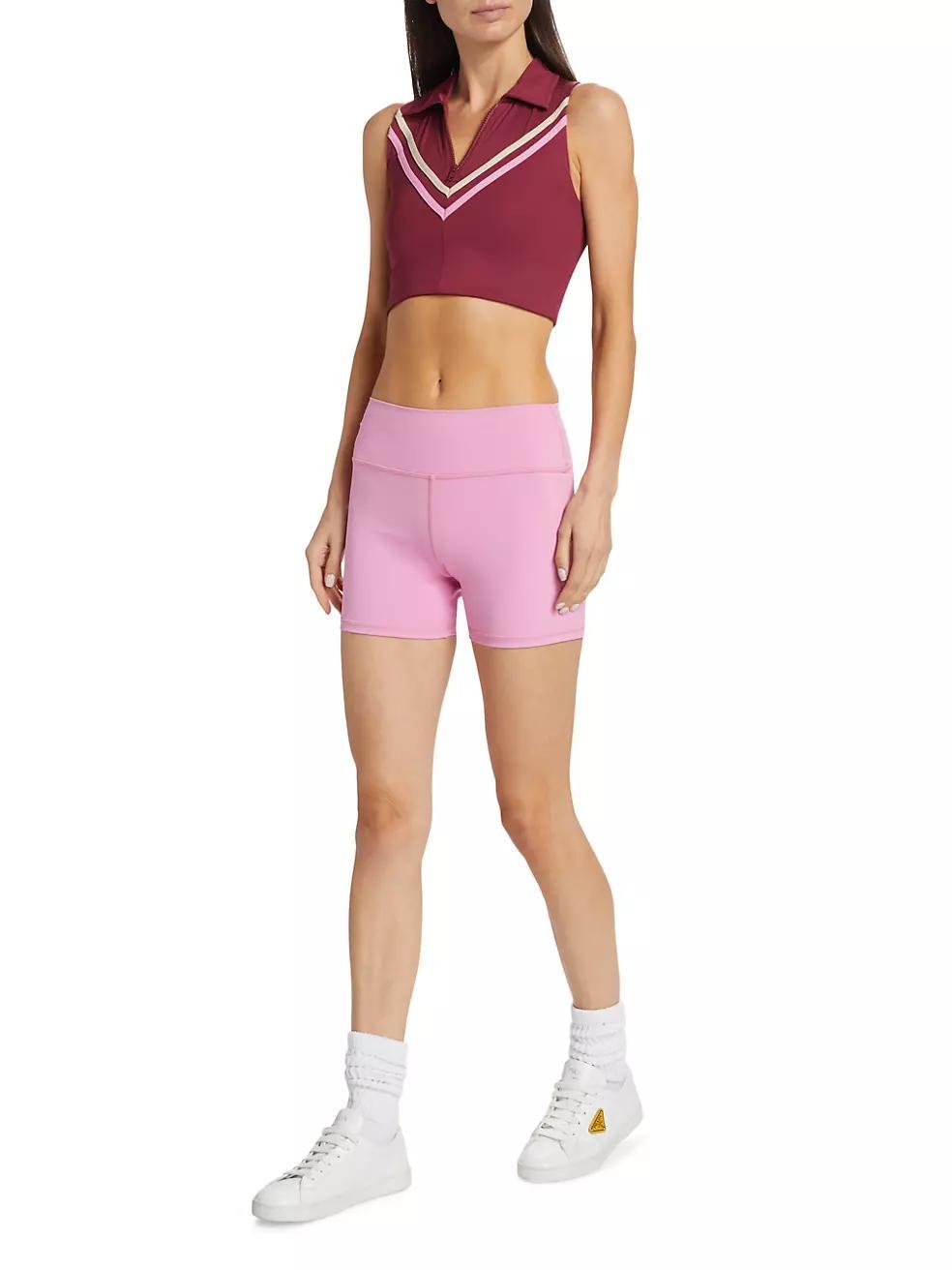 Polo Striped Crop Top Product Image