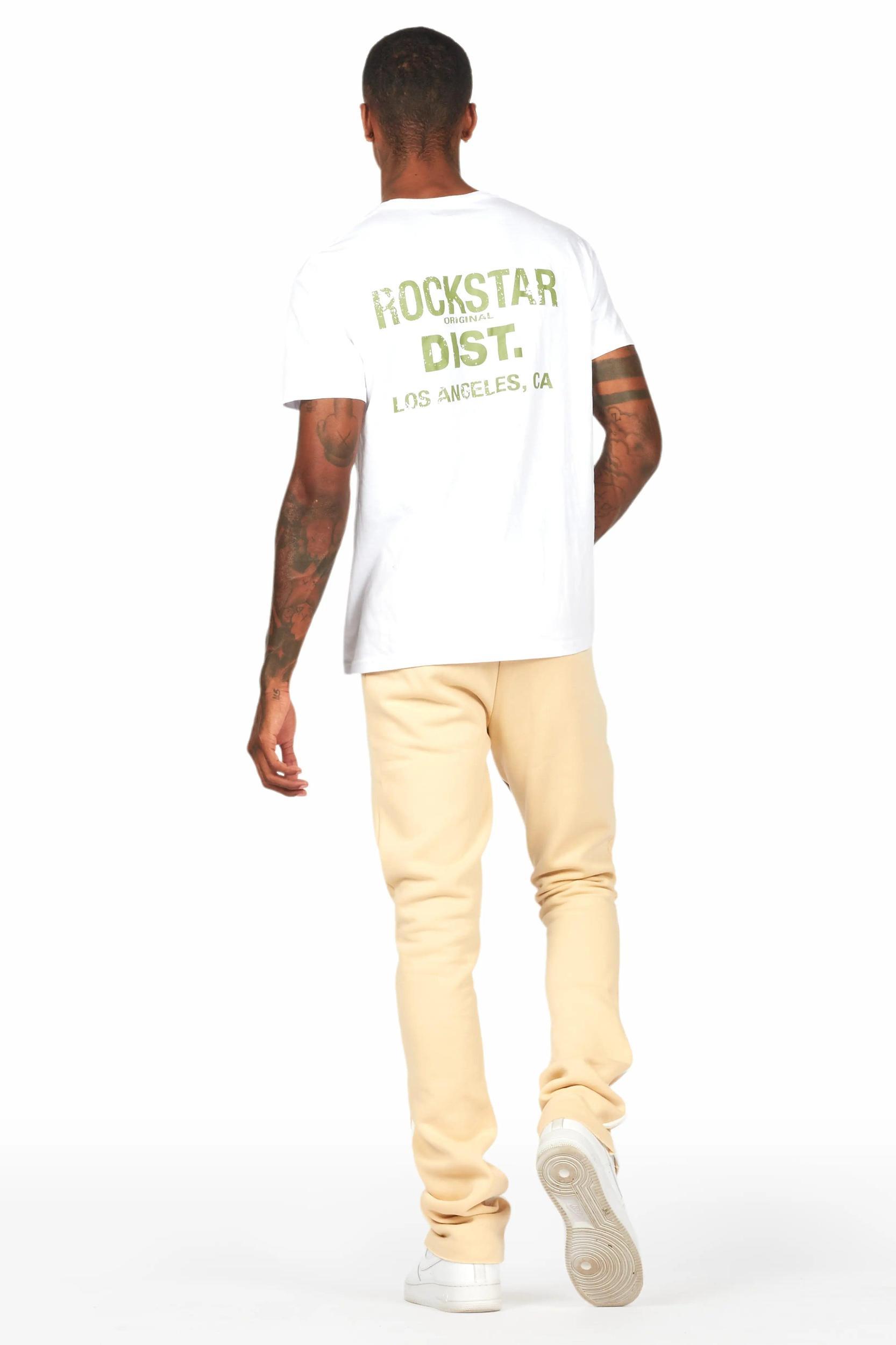 Lake White/Green Graphic T-Shirt Male Product Image