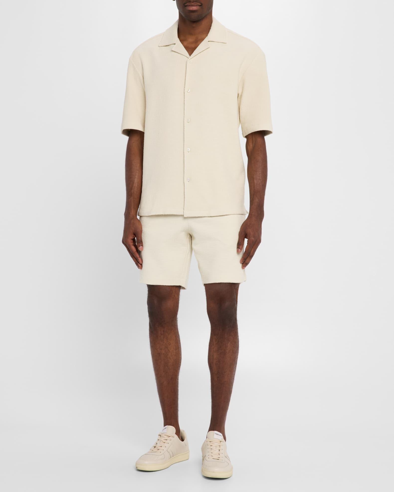 Men's Lars Textured Organic Cotton Camp Shirt Product Image
