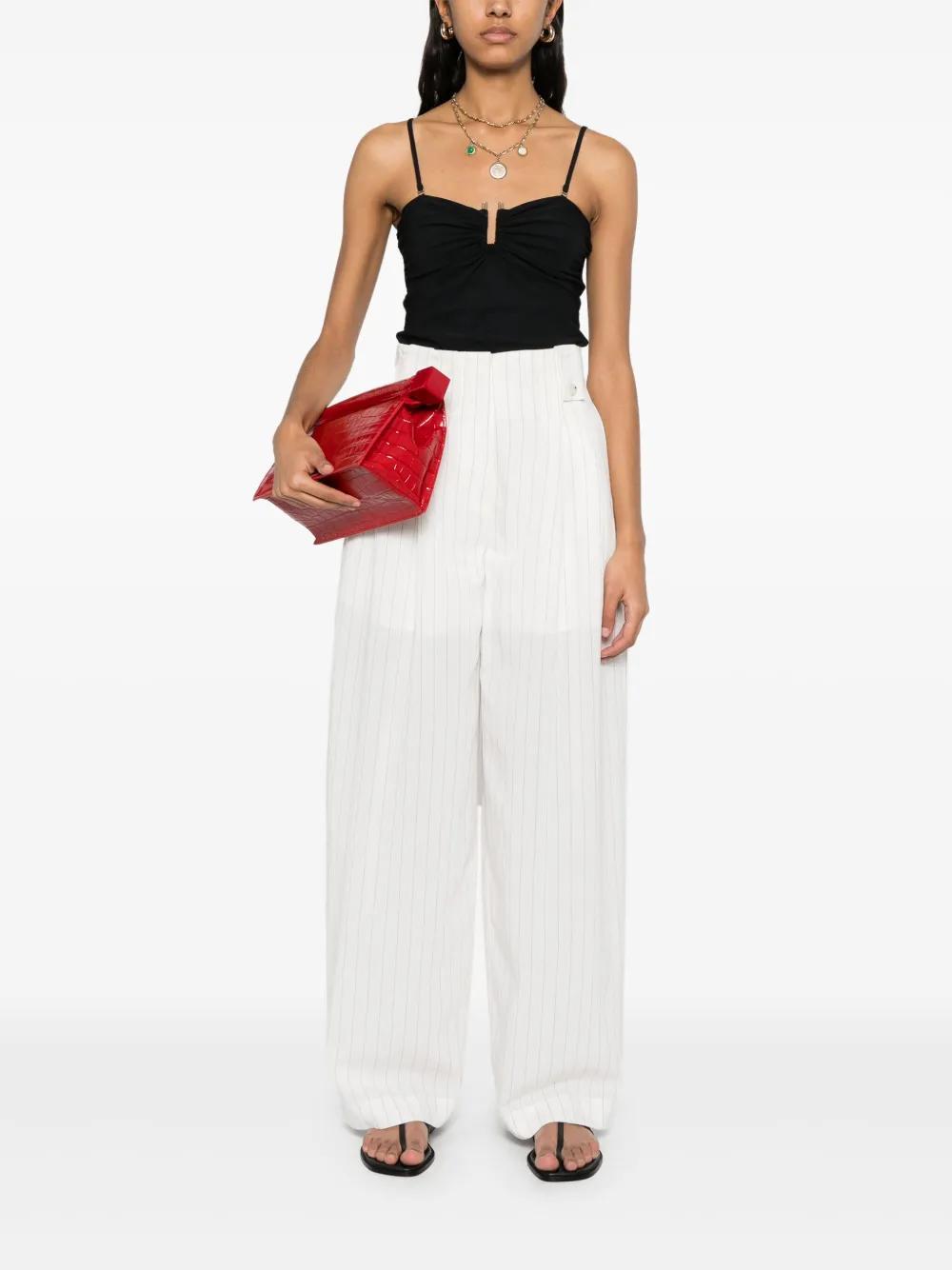 ruched-detail tank top  Product Image