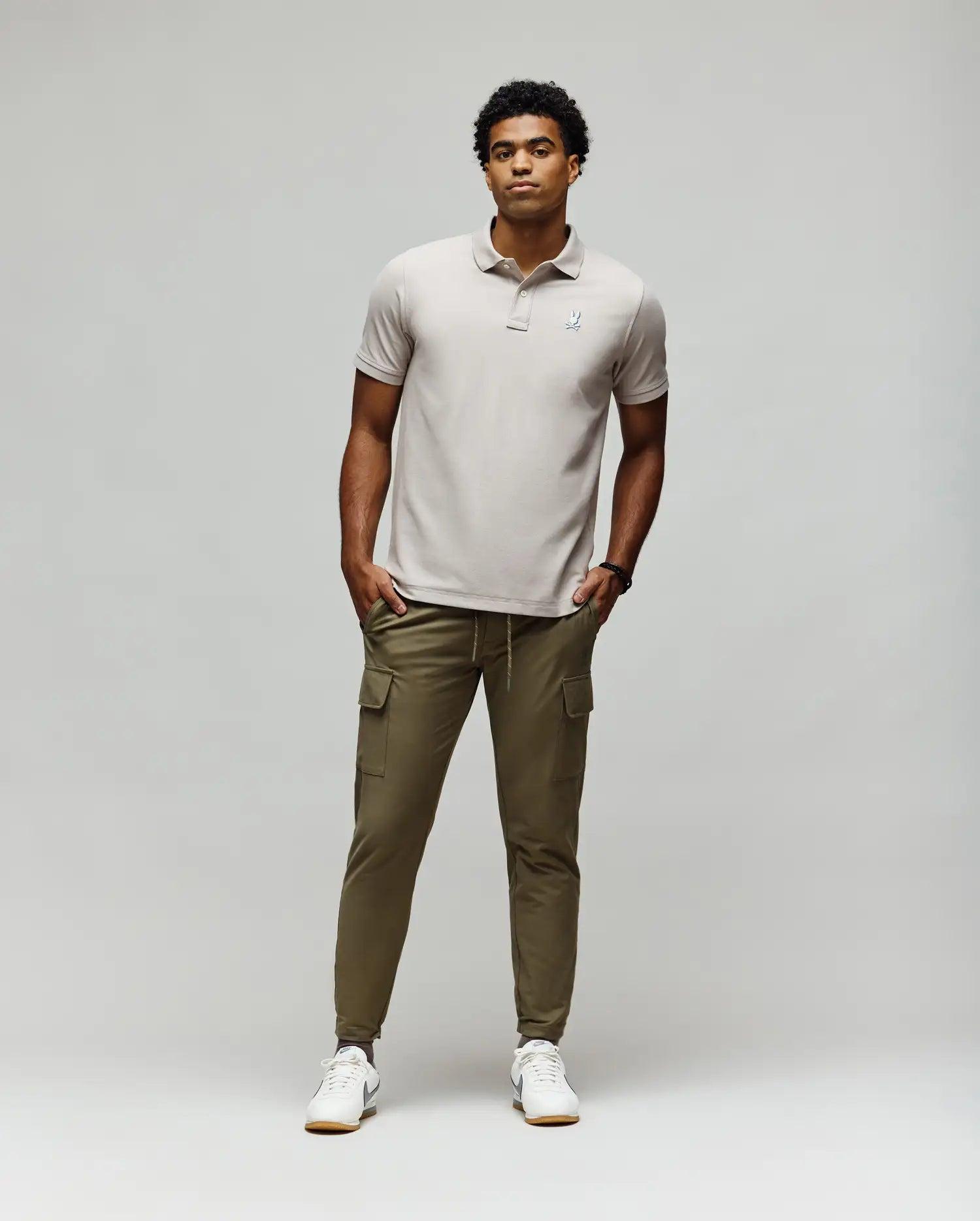 MENS CASSIAN PIQUE POLO - MT0100098 Male Product Image