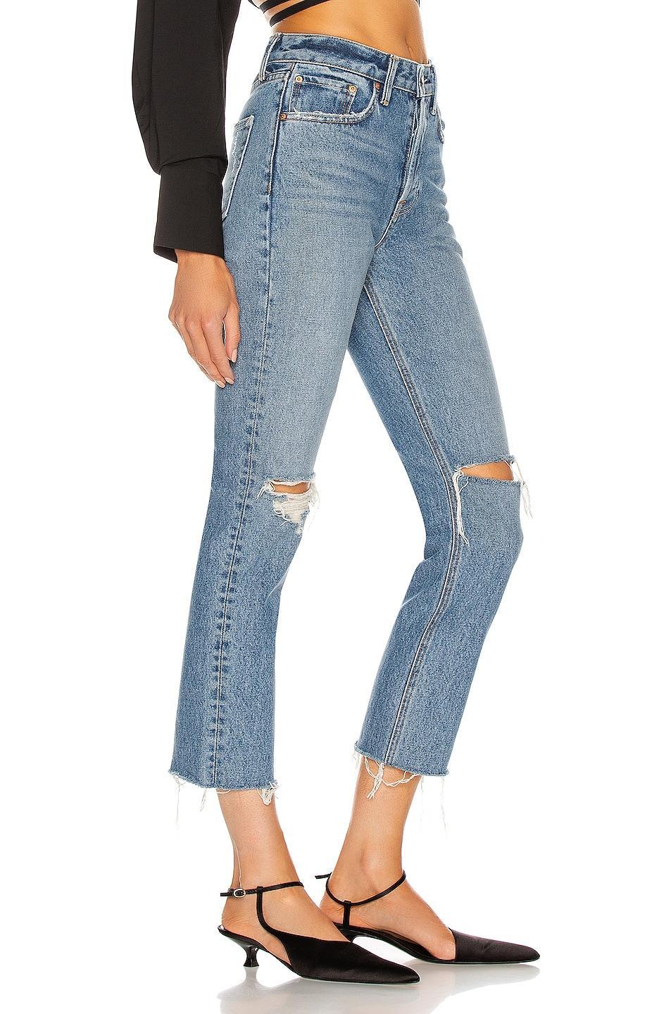 Karolina High Rise Straight Crop GRLFRND Product Image