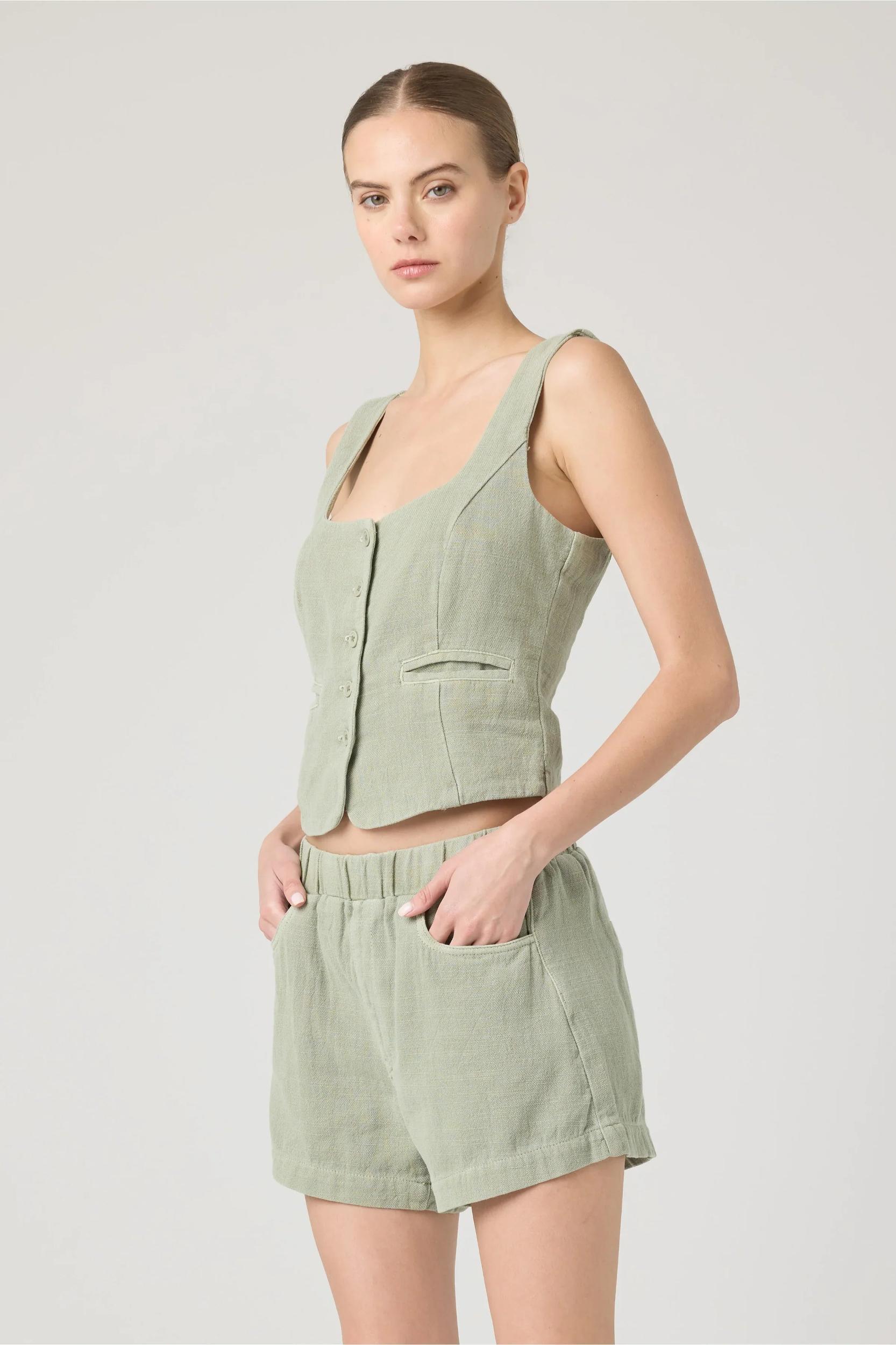 Blank NYC Desert Sage Vest Product Image