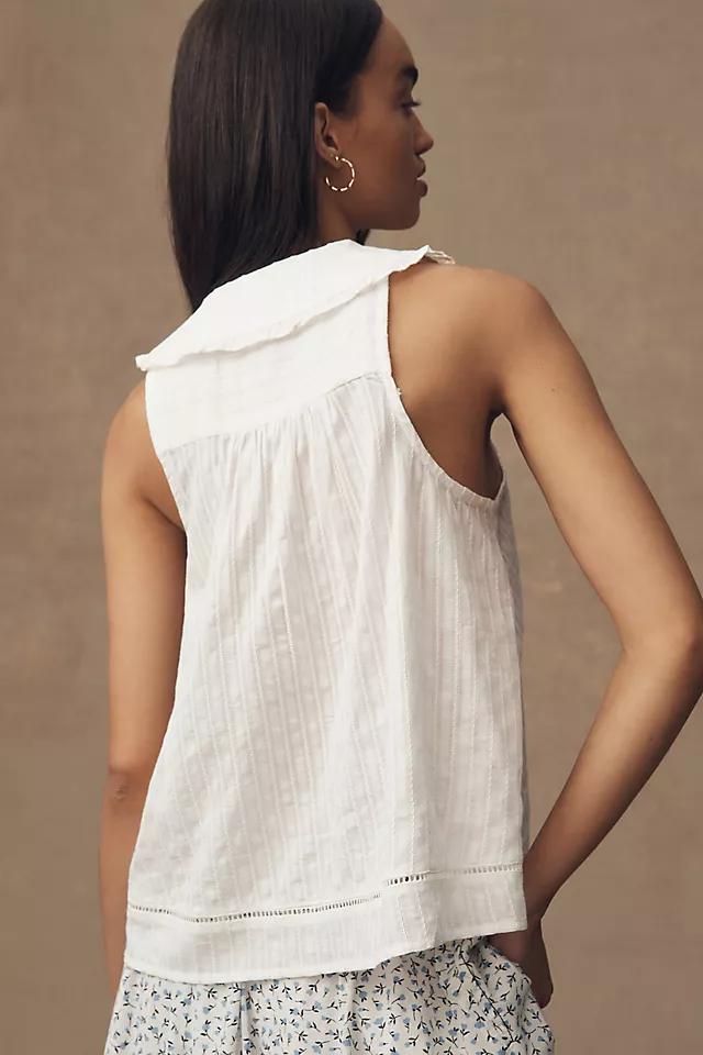 The Keira Collared Button-Front Blouse by Pilcro: Tank Edition Product Image